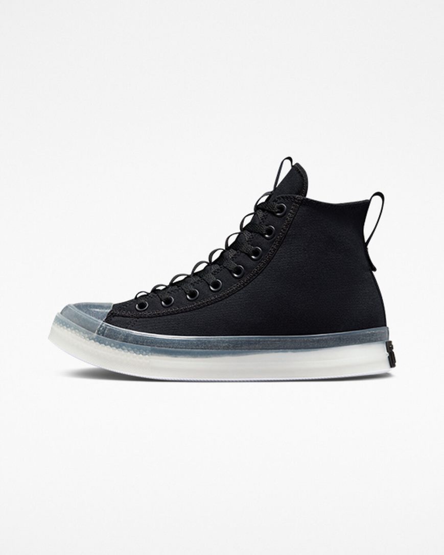 Tenisky Vysoke Converse Chuck Taylor All Star CX Explore Damske Čierne Biele | SK 11LSDQ4